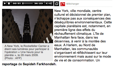 New York et la montée des eaux